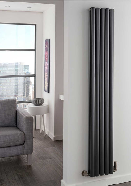 Savy Anthracite Vertical Single-Panel Designer Radiator 70