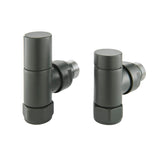 S4H Shelley Manual Angle Valves (Textured Anthracite)