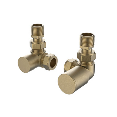 Modern Brushed Brass Manual Valve