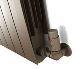 Quartz Mocha Valves and radiator