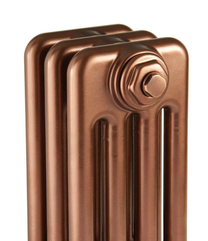 Bronze Panel Radiator The Radiator Company Ancona - (H)500mm - 4 column - Feature Finish ...