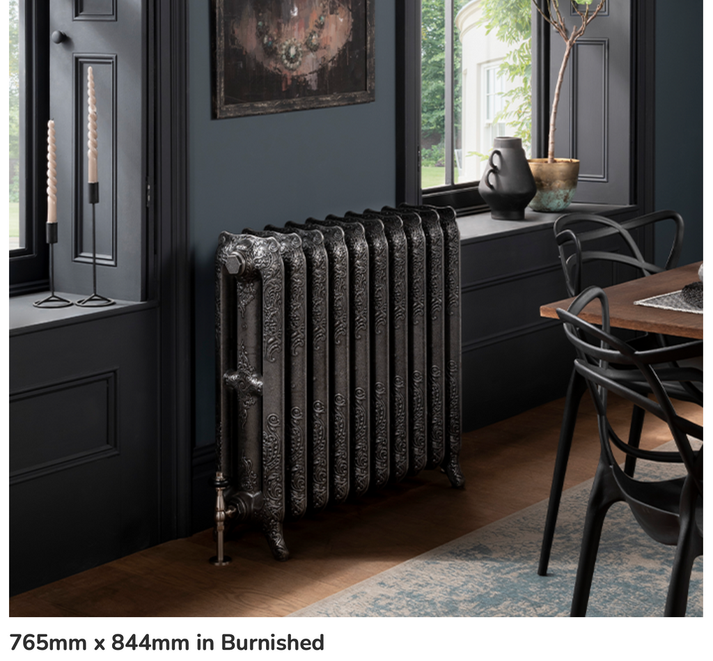 Burnished Radiator The Radiator Company Henley Cast Radiator (RAL Colour/Special Finish ...