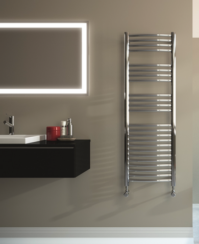 Atoll (Curved) Stainless Steel Towel Rail