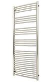 Atoll (Curved) Stainless Steel Towel Rail - (H)1500mm
