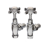 Supplies4Heat Willow Angle Chrome Manual Valves