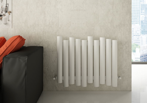 Carisa Motion White Horizontal Radiator