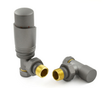 Modern Antique Metallic Grey Thermostatic Angle Valves