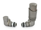 Modern Antique Metallic Grey Thermostatic Corner Valves