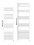 The Radiator Company Daisy Electric Towel Rail Diagram