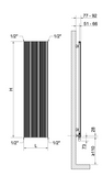 Cordivari Tessuto Technical Diagram