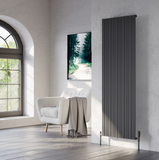 Kartell Quebec (Vertical) Designer Radiator Matt Black