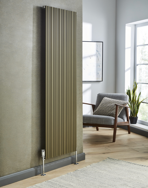 Kartell Quebec (Vertical) Designer Radiator Bronze