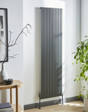 Kartell Quebec (Vertical) Designer Radiator Matt Grey