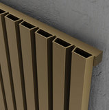 Kartell Hamilton Horizontal Designer Radiator - Matt Bronze