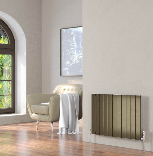 Kartell Victoria (Horizontal) Designer Radiator - Brushed Bronze