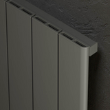 Kartell Allegro (Vertical) Designer Radiator - Single Panel Grey