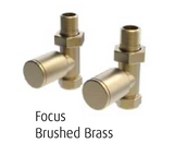 Vogue Vela Brushed Brass Towel Rail - Straight Valves