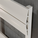 Kartell Abbotsford Towel Rail - Textured White