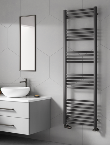 Reina Ottone Towel Rail (Brushed Brass/Brushed Gun Metal)