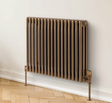 Milan (Horizontal) Brass/Copper Lacquer - 2 column - (H)600mm