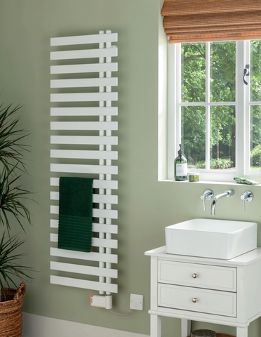 The Radiator Company Piano Tempo Electric Towel Rail 