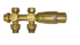 Twin Combined (Thermostatic) - Matt Gold