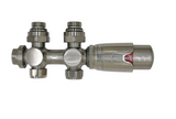 Twin Combined (Thermostatic) - Brushed Matt