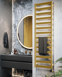 Terma Vivo Towel Rail with VEO (Electric)  Brass