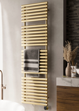 Terma Rolo Towel Rail with VEO (Electric) Brass