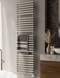 Terma Rolo Towel Rail with VEO (Electric) Salt N Pepper