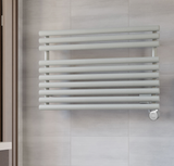 Terma Rolo Towel Rail with VEO (Electric) Salt N Pepper