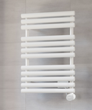 Terma Rolo Towel Rail with VEO (Electric) White