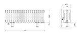 Zehnder Charleston Plinth Electric Technical Diagram