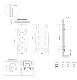 Cordivari Movie Designer Radiator Technical Diagram