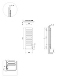 Cordivari Guily Electric Designer Radiator Technical Diagram