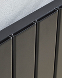 Kartell Victoria (Vertical) Designer Radiator - Grey