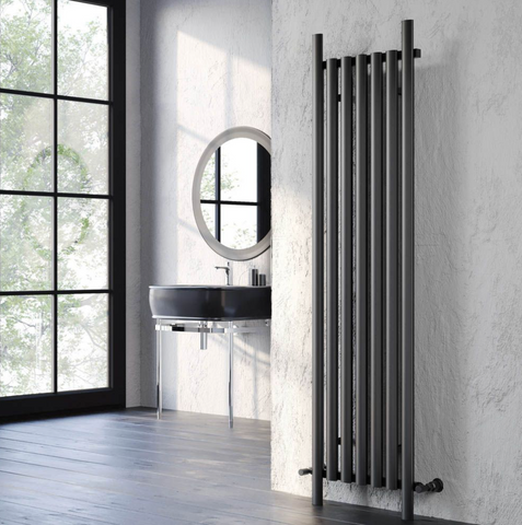 Kartell Brunwick Designer Radiator - Textured Black