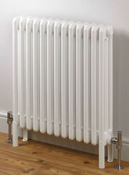 Milan (Horizontal) White - 4 column - (H)600mm