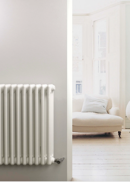 Milan (Horizontal) White Designer Radiator - (H)750mm - 4 column – Hot ...