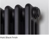 Rads2Rail Fitzrovia (Vertical) Colour - Matt Black Finish