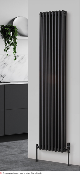 Turin (Vertical) Colour Match (Farrow &; Ball, Dulux, Little Greene, Paint & Paper Library, Lick - Matt Black