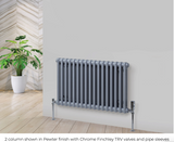 Rads 2 Rails Fitzrovia (Horizontal) Pewter Finish
