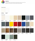 MHS 2026 Colour Chart One