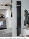 The Radiator Company Accorto Matt Black