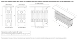The Radiator Company Ancona Bench Seat Vertical (White)