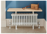 The Radiator Company Ancona Bench Seat Vertical (White)