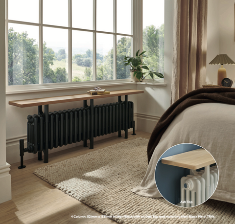 The Radiator Company Ancona Bench Seat Vertical (RAL Colour)
