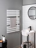 The Radiator Company Ellipsis Lato Towel Rail - White