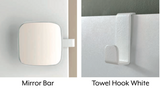 The Radiator Company Mirror Bar & Towel Hook Option