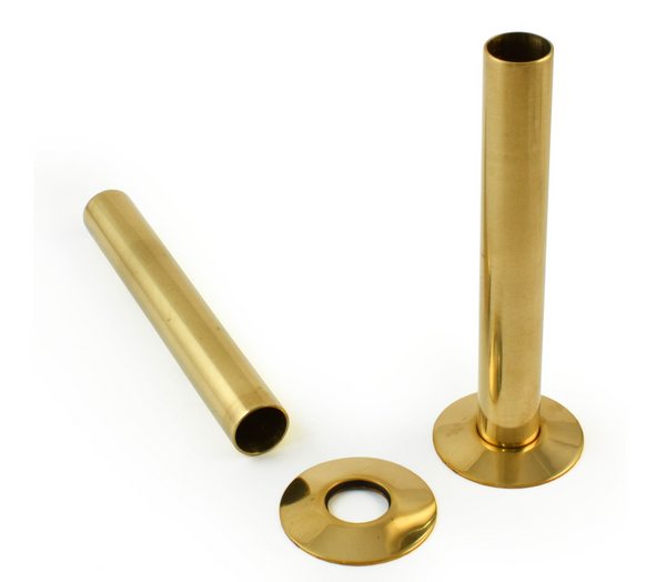 Unlacquered Brass Radiator Valve Sleeving Kit